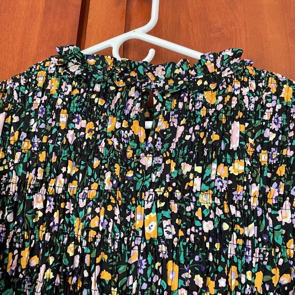 Hyacinth House by Tuckernuck Samantha Midi Dress Floral Smocked Size Medium NEW - Picture 8 of 11